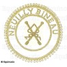 Badge / Macaron GLNF – Grande tenue provinciale – Grand Directeur des Cérémonies – Neuilly Bineau – Brodé main